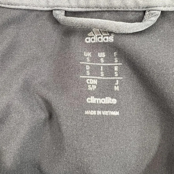 Adidas Men's 3-stripes Climalite Windbreaker Jacket Running Training Black Small - Picture 9 of 12
